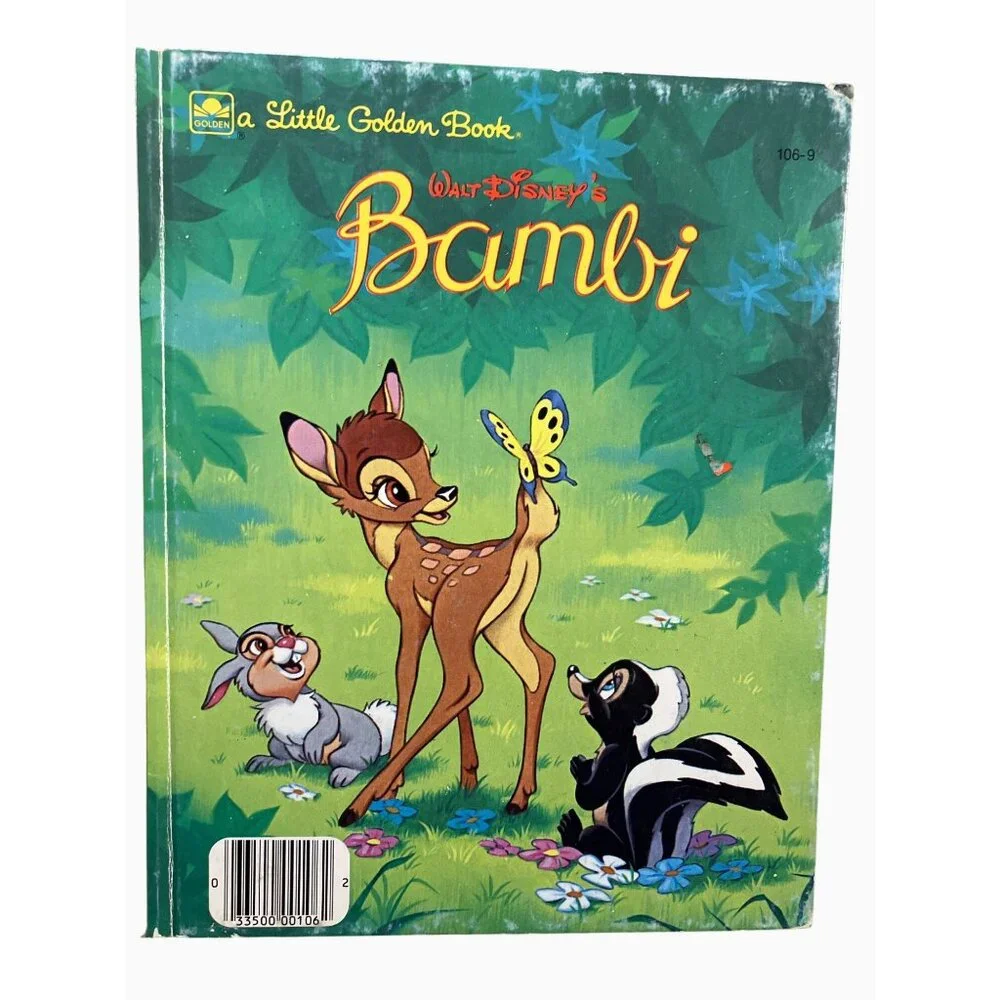 Walt Disneys Bambi Little Golden Book 106-9